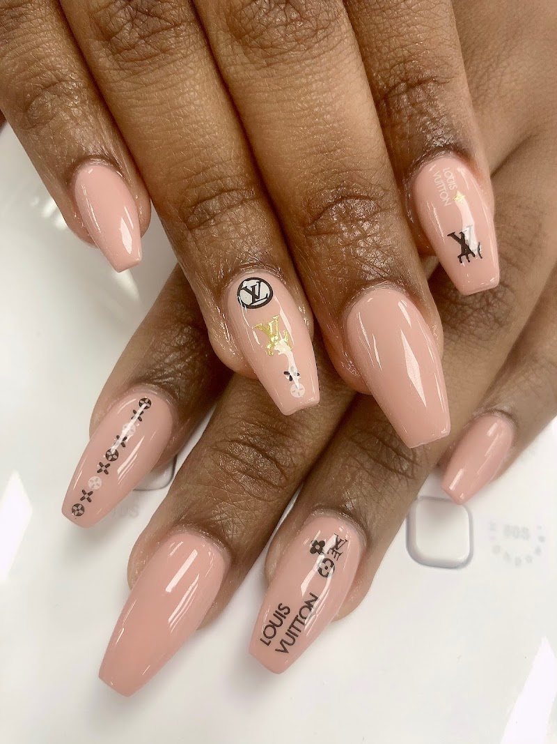 Designer nail art at Nail Art & Spa